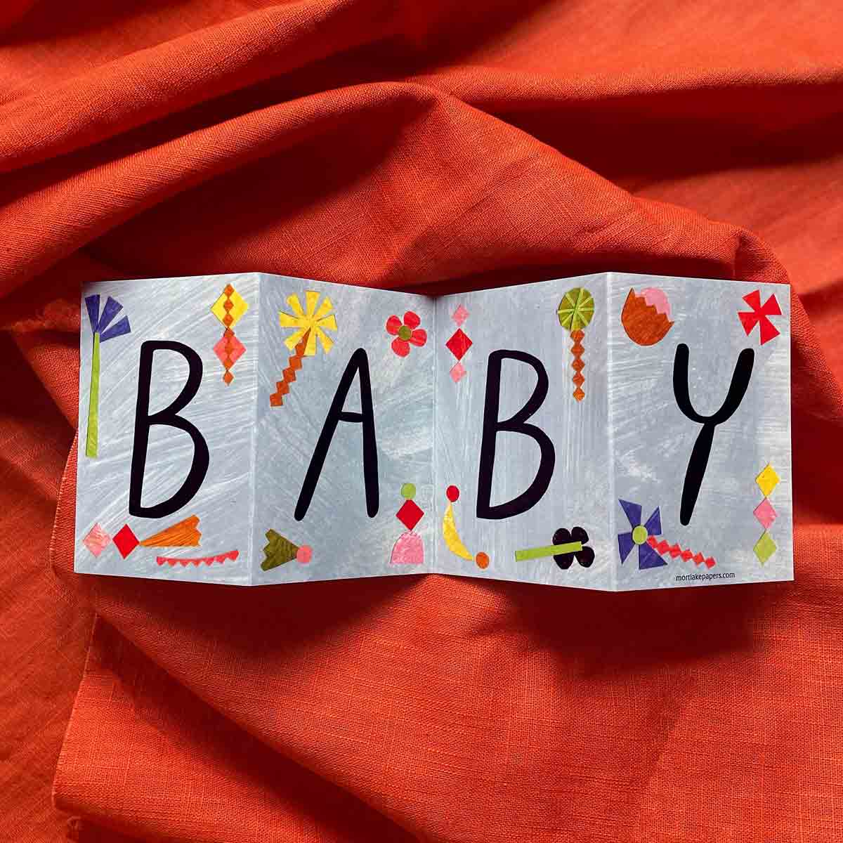 Baby Concertina Greeting Card