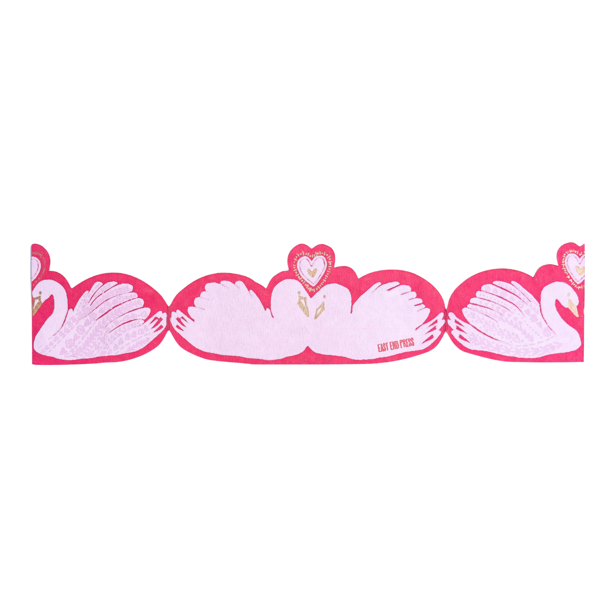 Kissing Swans Greeting Card