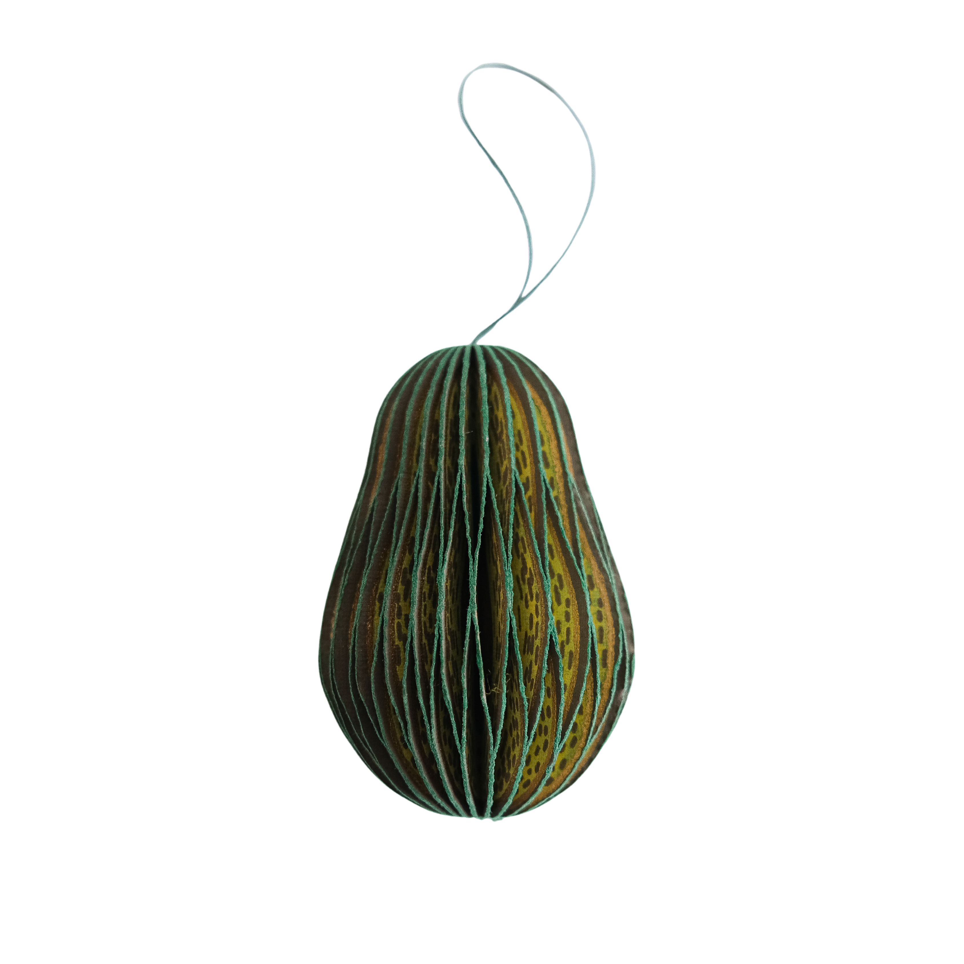 Avocado Honeycomb Ornament