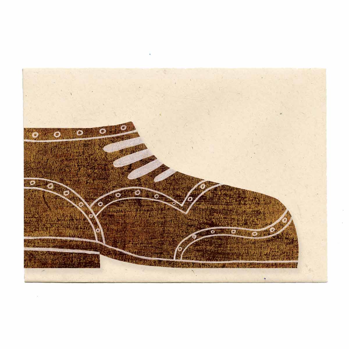 Shoe Shaped Greeting Card
