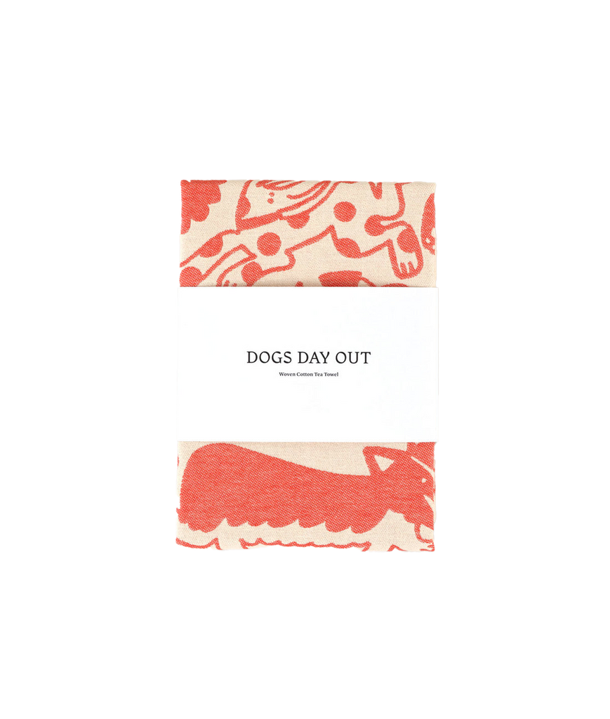 Dogs Day Out Teatowel