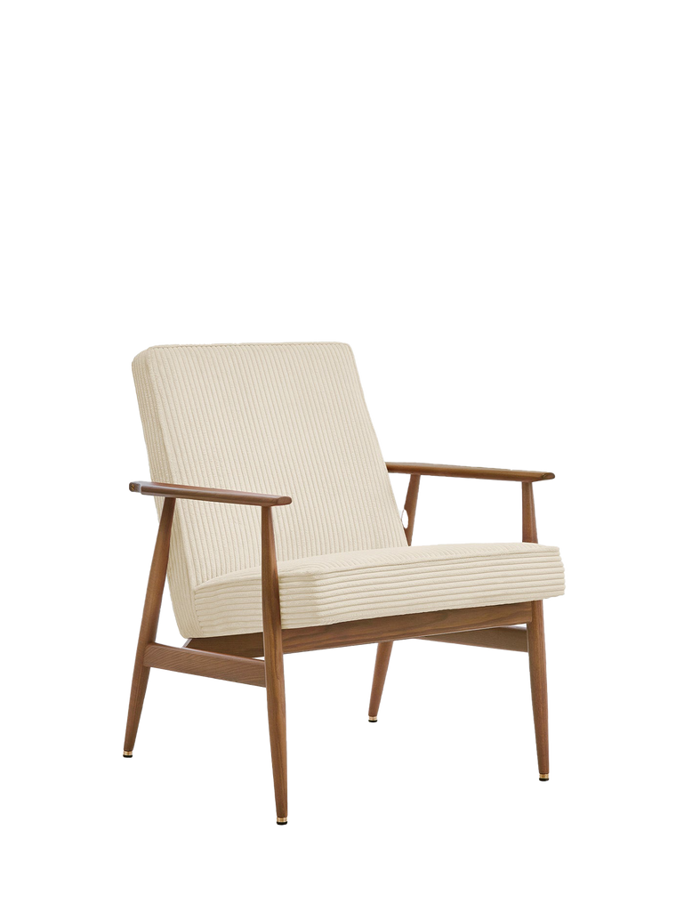 Fox Lounge Chair - Cord Creme Fabric