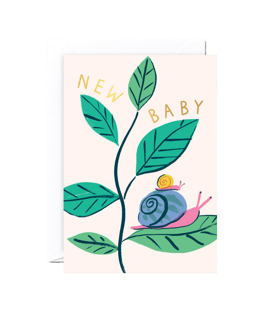 New Baby Snail Card