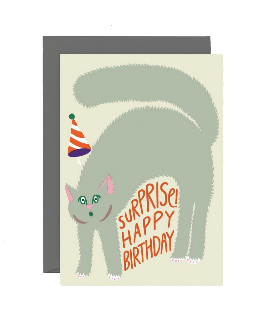 Surprise! Happy Birthday Card
