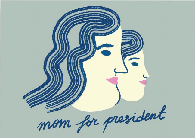 Mom For President Card