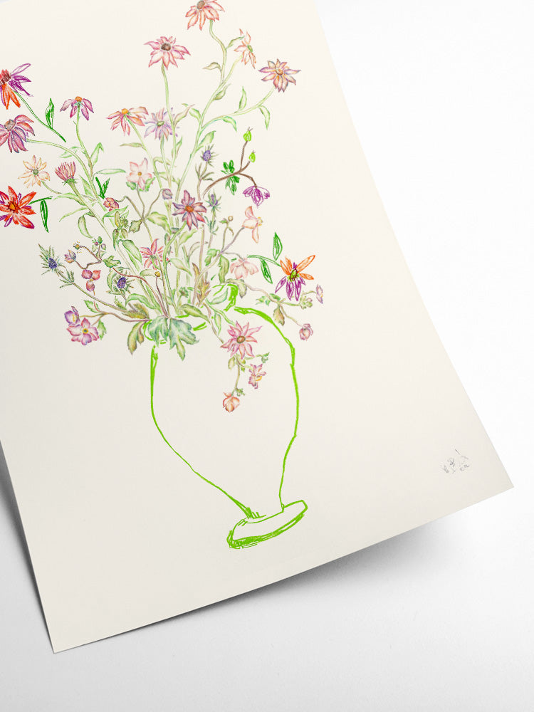 Wild Flowers V Poster