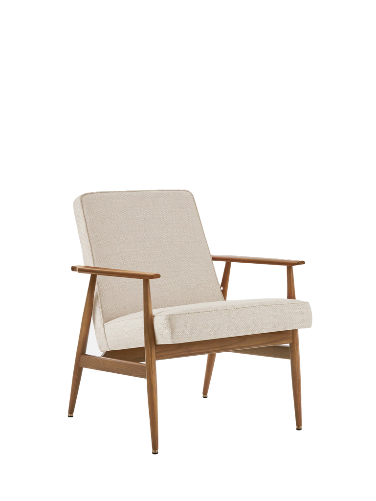 Fox Lounge Chair - Coco Creme Fabric