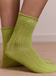 Damson Madder - Calf Length Two Pack Pointelle