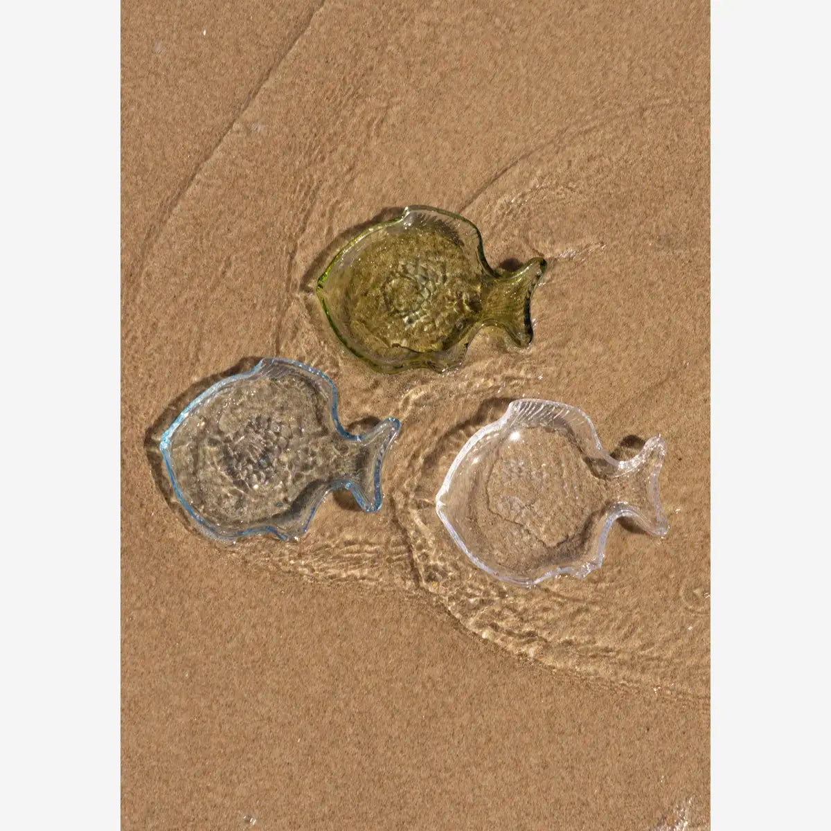 Glass fish tray