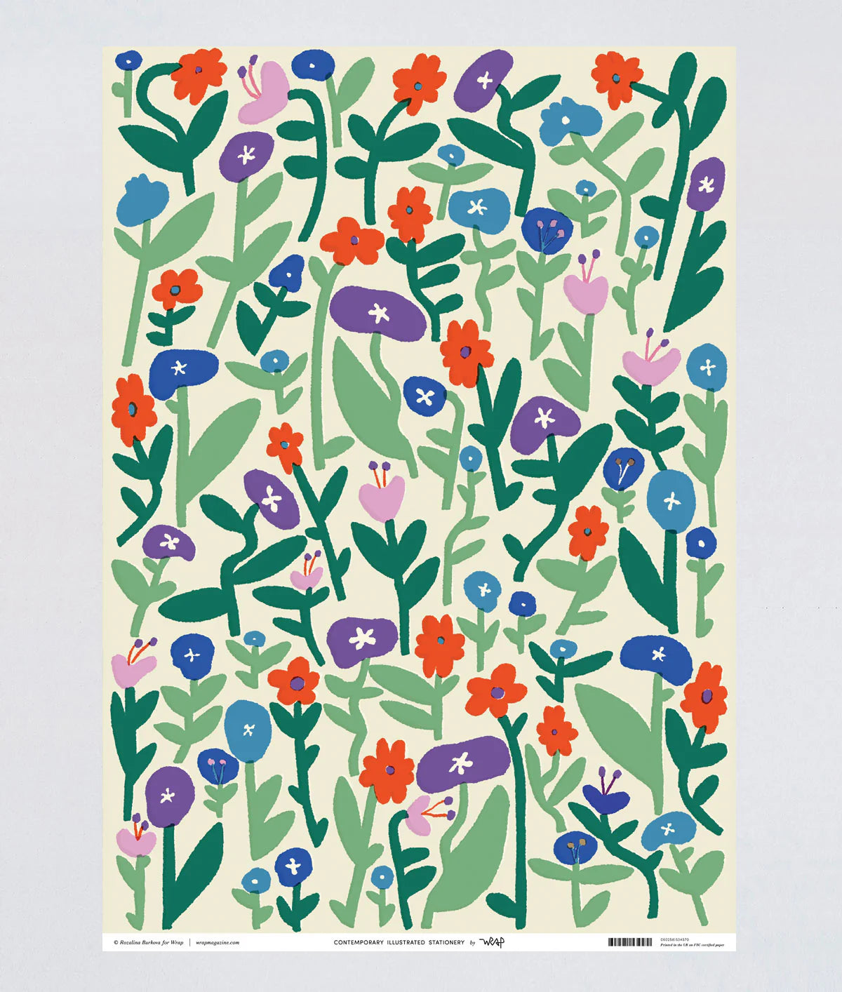 Flower Field Wrapping Paper