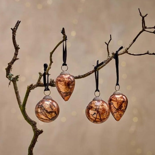 Jalshara Baubles Set of 4 - Antique Copper