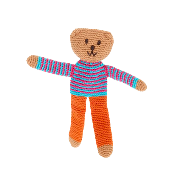 Bear with Orange Trousers