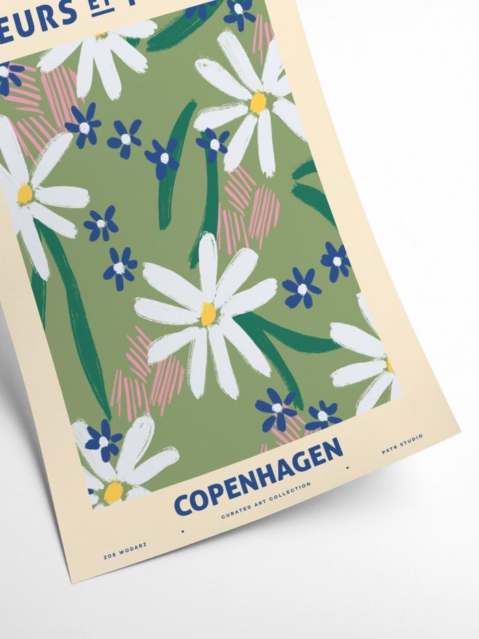 Fleurs et Plantes Copenhagen Poster