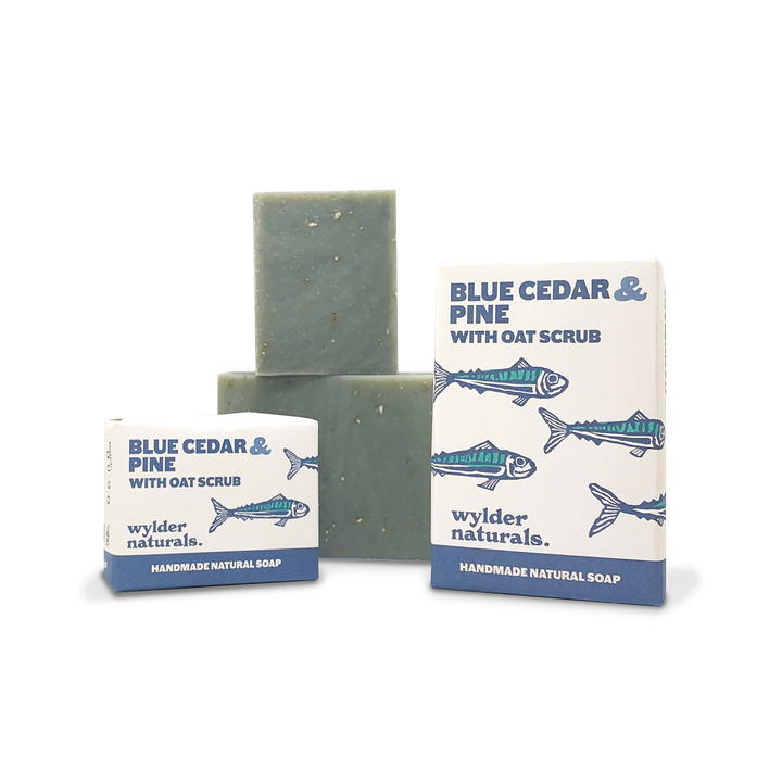 Blue Cedar & Pine Soap