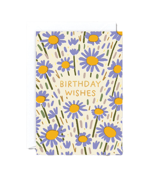 Flower Field Birthday Card