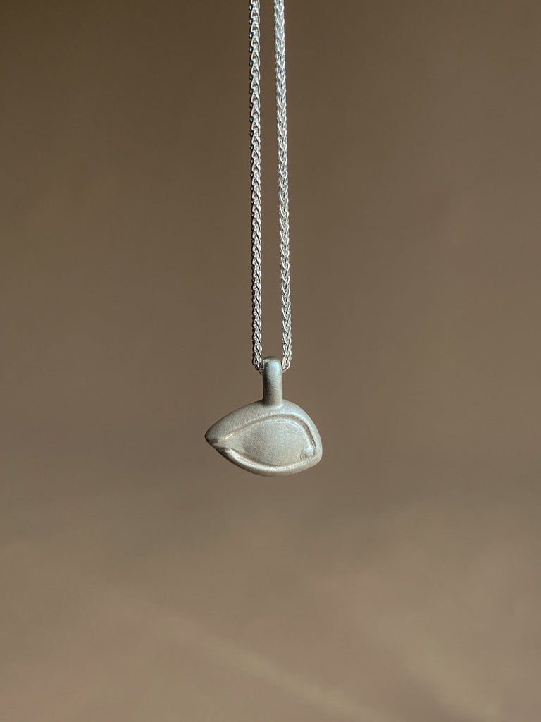 Silver Eye Amulet Necklace