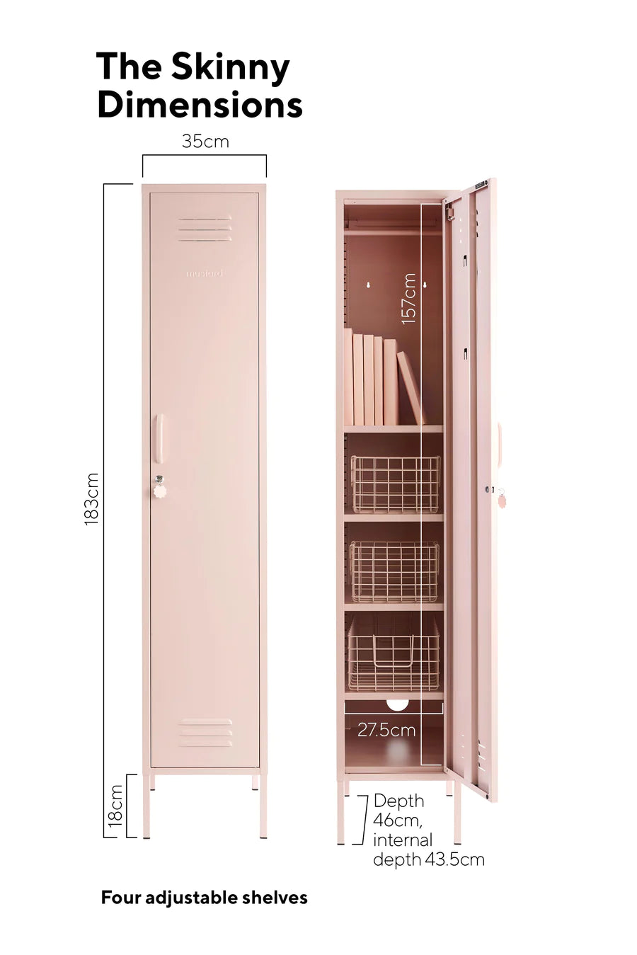 Skinny Locker - Blush