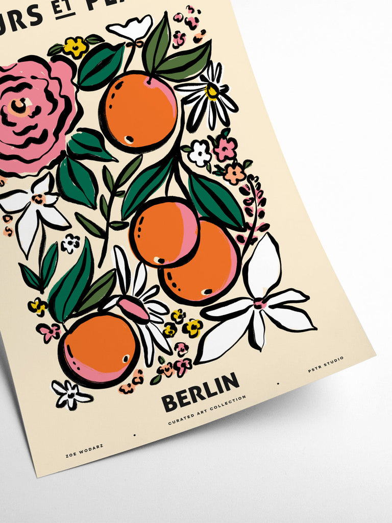 Fleurs et Plantes Berlin Poster