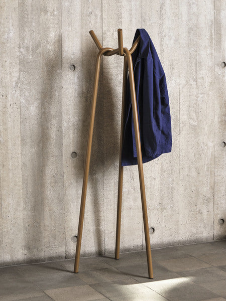 Knit Toffee Powdered Steel Coat Stand